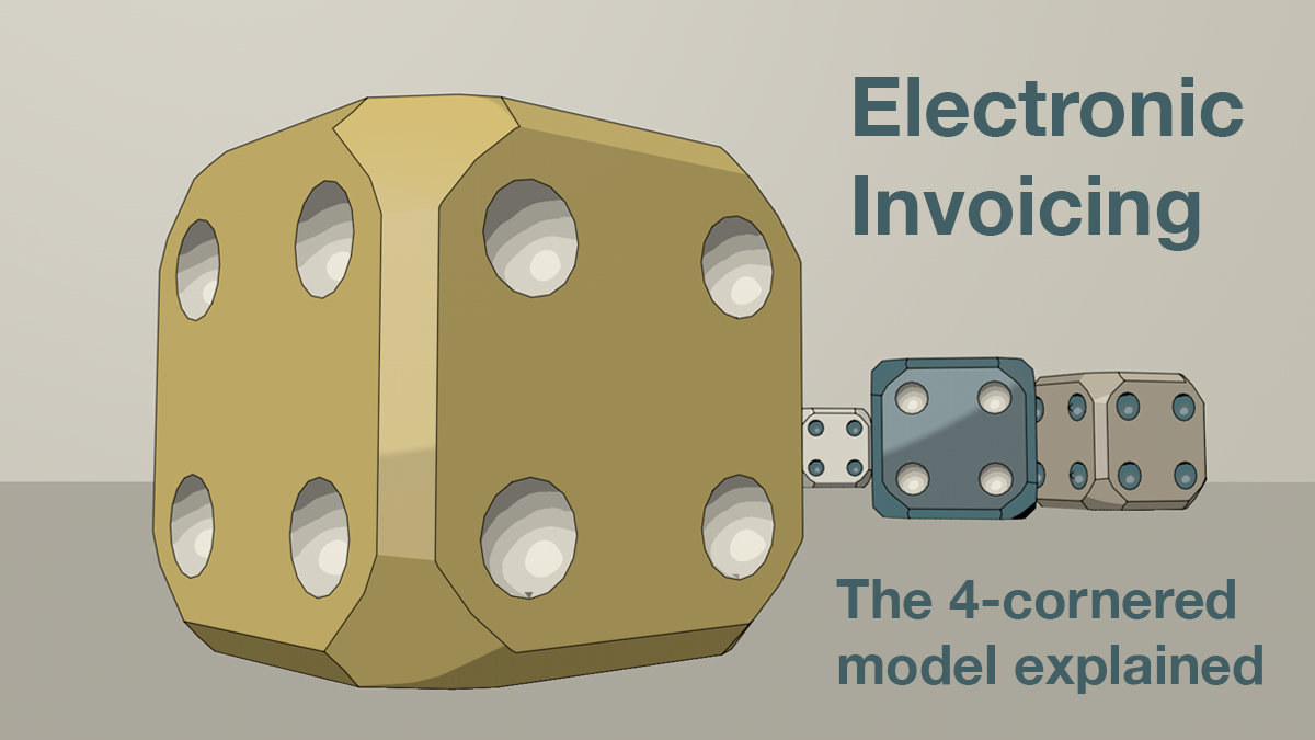 Electronic Invoicing - the 4-cornered model explained
